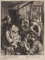 KG 05050
<br/>
Aanbidding door de herders
<br/>
<em>Marinus, Ignaz Cornelis, (eigenlijk: Marin Robin van der Goes) (1599-1639)</em>